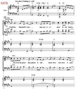 风中之烛 Candle In The Wind 1997 洛耶斯基版 SATB 四声部混声 流行合唱线谱 有试听-云音圈