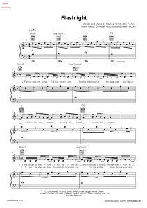Flashlight  声乐谱-云音圈