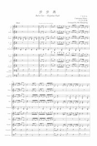 步步高 民乐小合奏总谱+分谱 线谱-云音圈