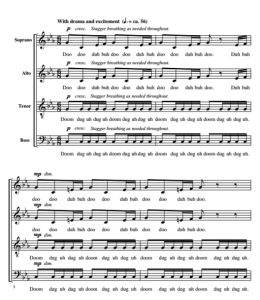 合唱线谱  权力的游戏 兰福德版 阿卡贝拉 SATB 四声部混声无伴奏合唱  有试听-云音圈