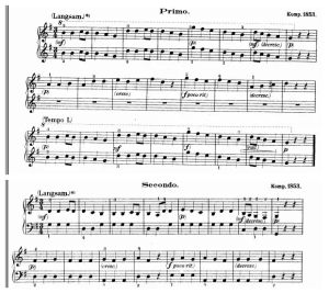 三个小块 四手联弹谱  有试听-云音圈