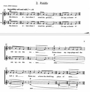 合唱线谱  天鹅之歌 Swansongs 奇科特版 阿卡贝拉 SSAA 四声部童声女声无伴奏合唱 有试听-云音圈