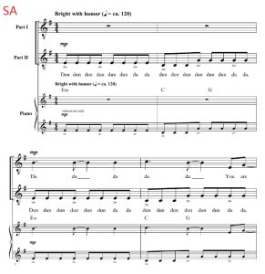 合唱线谱 后街男孩 I Want It That Way 阿卡贝拉 SA 二声部童声女声无伴奏合唱 有试听-云音圈