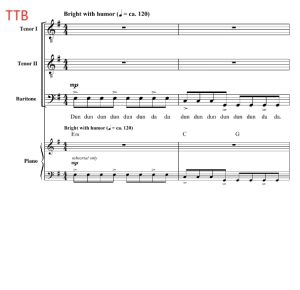 合唱线谱 后街男孩 I Want It That Way 阿卡贝拉 TTB 三声部男声无伴奏合唱 有试听-云音圈