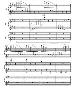 在鸟之山 On Bird's Hill 丽芙 六手联弹谱  有试听-云音圈