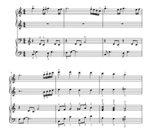 家乡的春天 四手联弹谱  有试听-云音圈