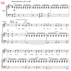 伴奏音频  寻找梦幻岛 Something About This Night 合唱 混声SATB SAB 童声女声SSA SA-云音圈