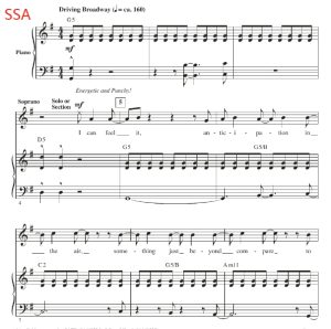 合唱线谱 寻找梦幻岛 Something About This Night SSA 三声部童声女声合唱 有试听-云音圈