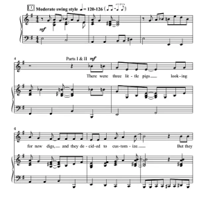 伴奏音频 小猪之歌 二声部童声女声合唱+钢琴-云音圈