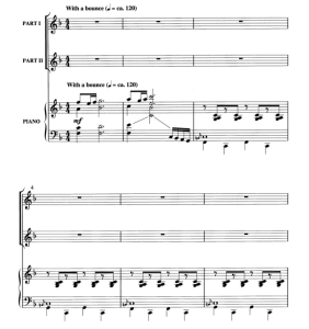 合唱线谱  布谷鸟钟二重唱 The Cuckoo Clock Duet SA 二声部童声女声+钢琴 合唱 有试听-云音圈