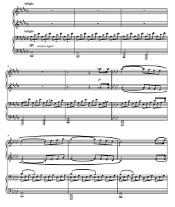 带我去月球混搭贝多芬月光奏鸣曲 四手联弹谱  有试听-云音圈