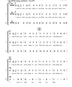 合唱简谱  悄悄话 Whisper SAB 三声部混声合唱 有试听-云音圈