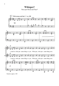 合唱线谱  悄悄话 Whisper SAB 三声部混声合唱 有试听-云音圈
