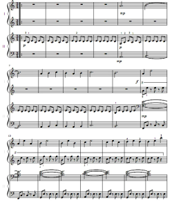 星际穿越主题曲 Interstellar Main Theme 四手联弹谱  有试听-云音圈