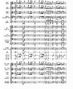 李焕之《春节序曲》管弦乐总谱  有试听-云音圈