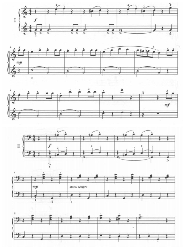 玩具兵进行曲 四手联弹谱  有试听