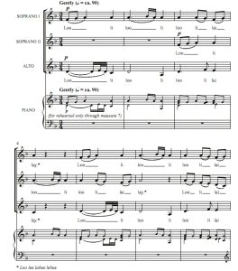 伴奏音频  神秘园 Sleepsong 劳森版 三声部女声合唱SSA+钢琴-云音圈