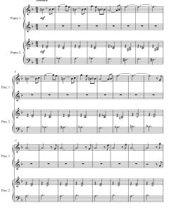 第四小华尔兹 四手联弹谱  有试听-云音圈