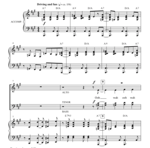 伴奏音频  纽约男孩 The Boy From New York City 杰斯帕斯版 爵士合唱 混声SATB 童声女声SSA-云音圈