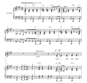 合唱线谱 纽约男孩 The Boy From New York City 杰斯帕斯版 SSA 三声部童声女声爵士合唱 有试听-云音圈