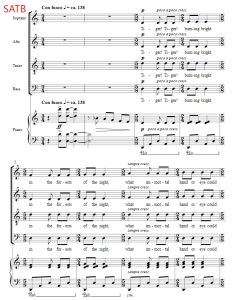 伴奏音频  老虎 The Tiger 贝诺夫斯基版 合唱 混声SATB 童声女声SSA-云音圈