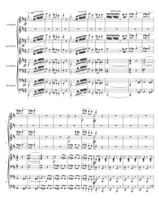 胜利进行曲 单钢琴八手联弹谱  有试听-云音圈