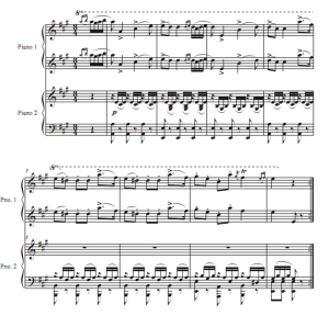 著名的小步舞曲 四手联弹谱  有试听-云音圈