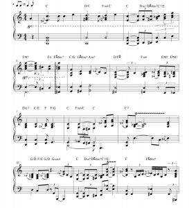 逝去的时光 爵士版 钢琴独奏谱  有试听-云音圈