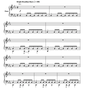 合唱线谱  里约大冒险2 美丽的生灵 Beautiful Creatures SAB 三声部混声合唱 有试听-云音圈