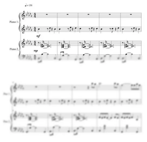 防弹少年团-去去去 四手联弹谱  有试听-云音圈