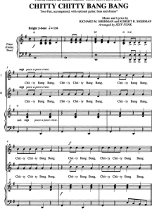 商品为合唱伴奏音频mp3  飞天万能车 Chitty Chitty Bang Bang 放克版 合唱 有试听-云音圈