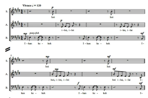 合唱线谱  马来童谣 Ikan Kekek SAB 三声部混声合唱 有试听-云音圈