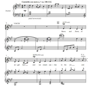 商品为SAB 三声部合唱线谱  Both Sides Now 利维特版  混声流行合唱谱 有试听-云音圈