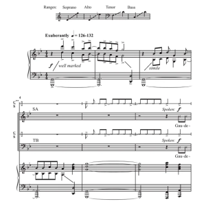 伴奏音频  Gaudeamus! 莱特福特版  合唱混声 SATB SAB 童声女声 SA 有试听-云音圈