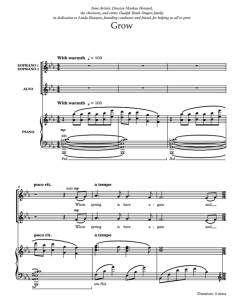 伴奏音频  Grow 奎特尔版 三声部童声女声合唱SSA+钢琴  有试听-云音圈