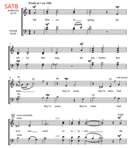 商品为SATB 四声部合唱线谱 The Best Things in Life Are Free 威尔版 爵士阿卡贝拉 混声合唱谱  有试听-云音圈