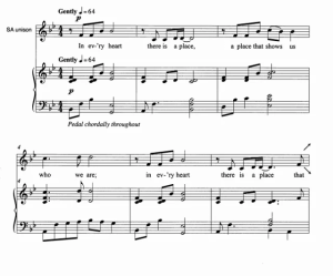 伴奏音频  We Are the Voices 四声部童声女声合唱SSAA+钢琴谱 非洲鼓伴奏  有试听-云音圈