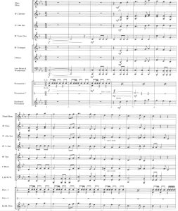 《加勒比海盗》简版编配 管乐合奏总谱+分谱 1.5级  有试听-云音圈