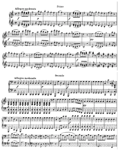 一首适合音乐会演奏的小奏鸣曲 四手联弹谱 有试听-云音圈