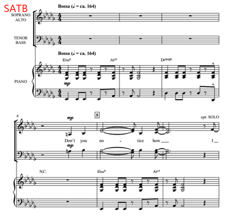 商品为SATB 四声部合唱线谱 从一开始 From the Start  威尔版 混声流行合唱谱 有试听