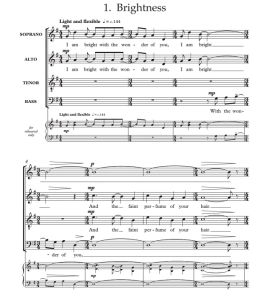 商品为合唱线谱 你和我 You and Me  阿卡贝拉 SATB 四声部无伴奏混声合唱  有试听-云音圈