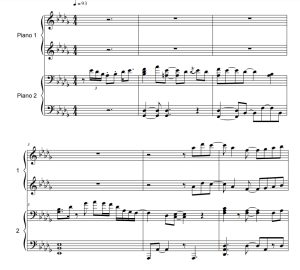 借着醉意 四手联弹谱  有试听-云音圈