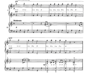 做麻薯的兔子之捣年糕的兔子 四手联弹谱  有试听-云音圈