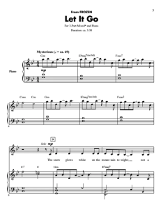 商品为SAB 三声部合唱线谱 冰雪奇缘 Let It Go 施奈德版 混声合唱谱 有试听-云音圈