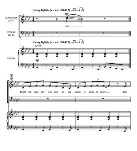 商品为合唱线谱 圣诞情人节 Christmas Valentine 贝克版 SATB 四声部混声合唱  有试听-云音圈