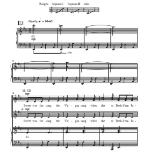 商品为伴奏音频 圣诞歌 A Nativity Carol 斯佩伐克版 合唱 有试听-云音圈