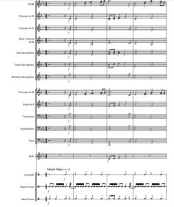 坎伯兰进行曲 CUMBERLAND MARCH 管弦乐总谱+分谱 有试听-云音圈