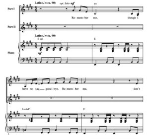 商品为伴奏音频 寻梦环游记 Remember Me (Duo) 施奈德版 合唱 混声SATB SAB 童声女声SA 有试听-云音圈