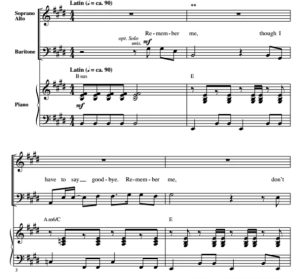 商品为合唱线谱 寻梦环游记 Remember Me (Duo) 施奈德版 SAB 三声部混声合唱 有试听-云音圈