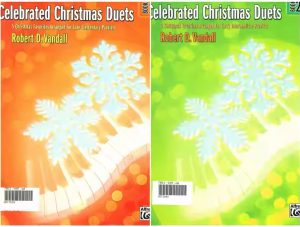 范达尔四手联弹欢乐圣诞钢琴乐谱集  全2册  带音频-云音圈